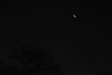 moon and clouds