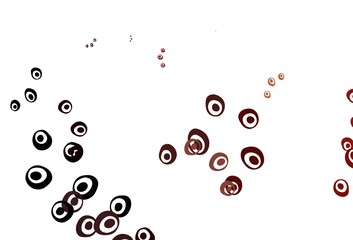 Light Red vector layout with circle shapes.