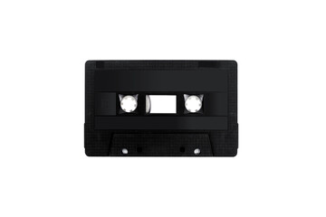 Old Cassette tape isolated on white background.