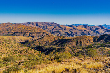 The landscape of the wilderness in Arizona