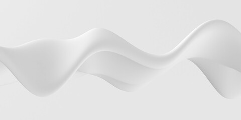 White abstract liquid wavy background