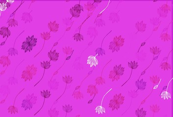 Fototapeta premium Light Purple vector sketch layout.