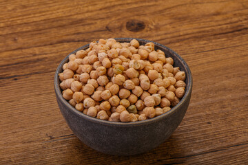 Vegan cuisine - Dry chickpea heap