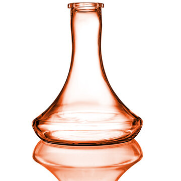 Glass Vase With A Red Tint