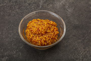 Dijon mustard sauce with seeds