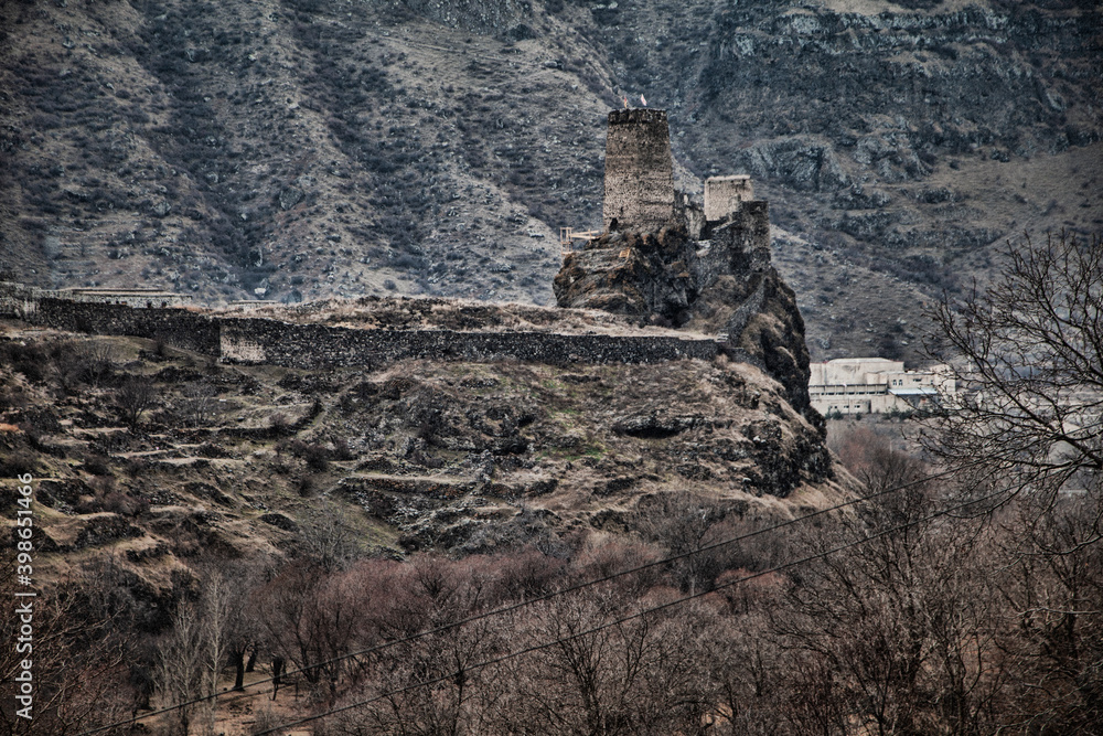 Wall mural view of the castle