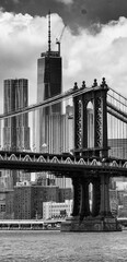 NEW YORK CITY - JUNE 2013: The Manhattan Bridge New York City