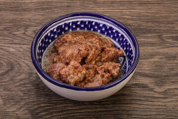 Gurmet venison stew with spices