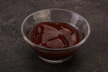 Traditional Barbicue sauce in the bowl