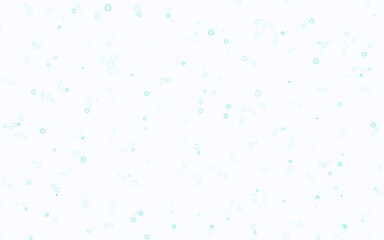 Light Blue, Green vector template with circles.