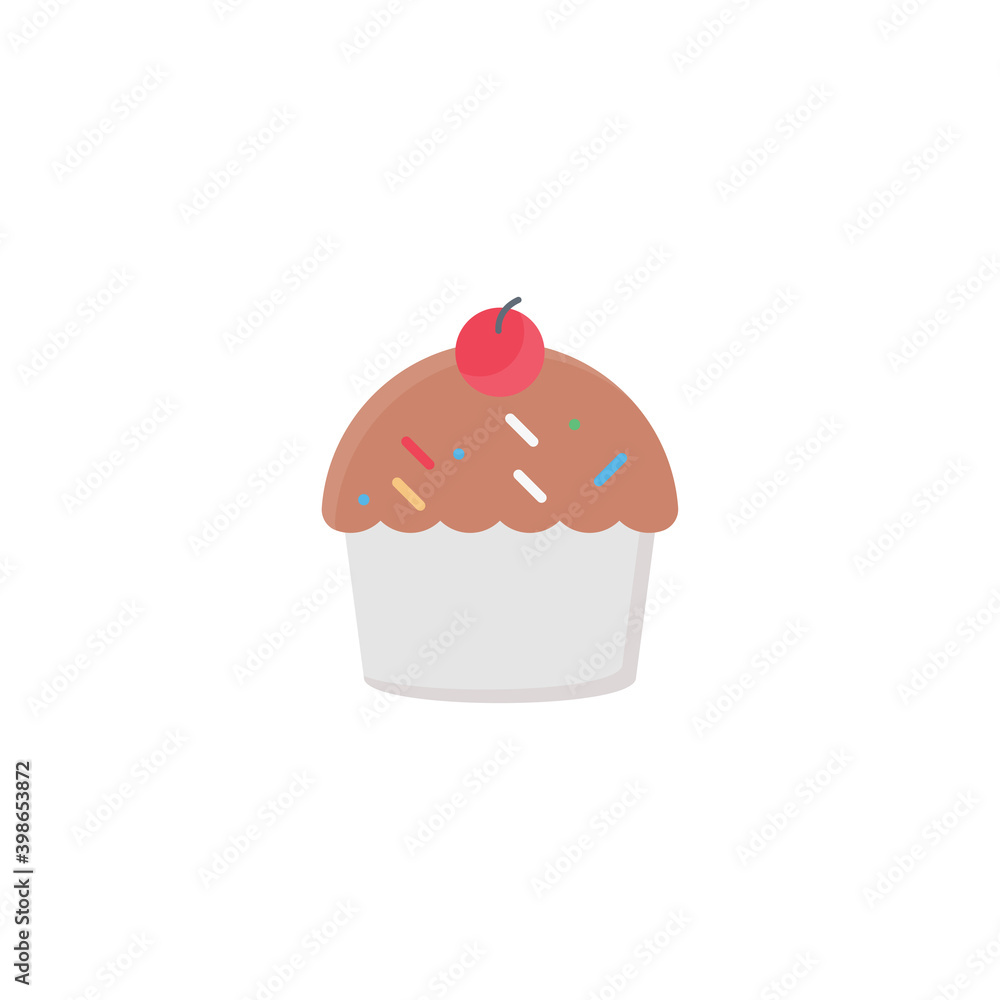 Wall mural cupcake