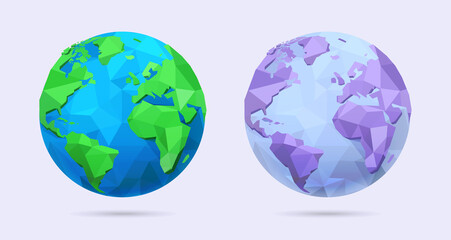 Lowpoly 3d Earth