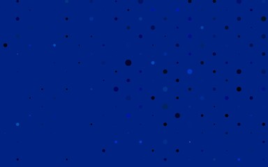 Light BLUE vector template with circles. Illustration with set of shining colorful abstract circles. Pattern for ads, leaflets.