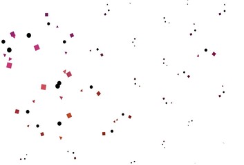 Light Pink, Yellow vector pattern in polygonal style with circles.