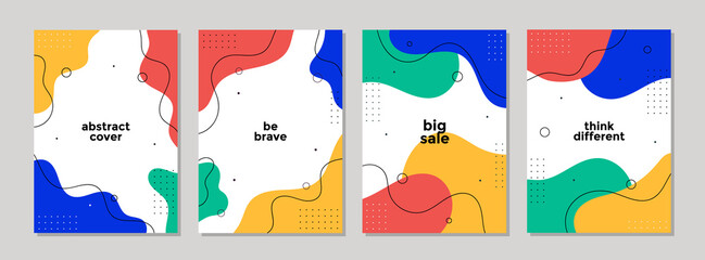 Abstract universal cover designs for Annual Report, Brochures, Flyers, Presentations, Leaflet, Magazine.