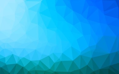 Light BLUE vector abstract polygonal cover. Brand new colorful illustration in with gradient. Template for your brand book.
