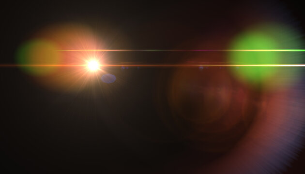 abstract glowing light sun burst with digital lens flare background. effect decoration with ray sparkles.Natural flare light.