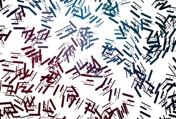 Dark green vector background with straight lines.