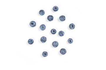 Blueberry. Fresh blueberries isolated on white background.