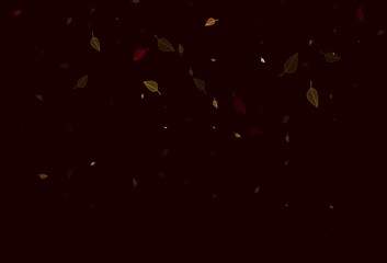 Light Orange vector hand painted template.