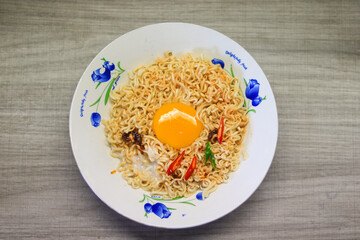 instant Noodle with the egg