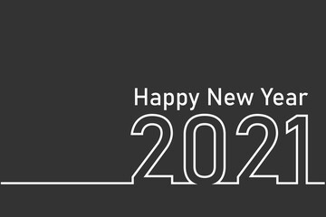 Merry Christmas and Happy New Year Lettering design