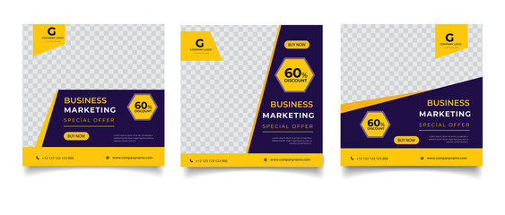 Modern promotion square web banner for social media mobile appsModern promotion square web banner for social media mobile appsModern promotion square web banner for social media mobile apps