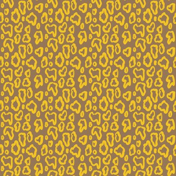 Lopard pattern. Illustration in trending colors.