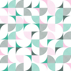 Creative modern seamless geometrical shape pattern