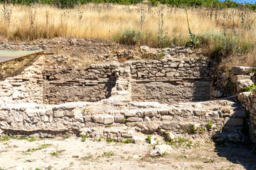 Fototapeta na wymiar Archeological site of Heraclea Sintica, Petrich, Bulgaria