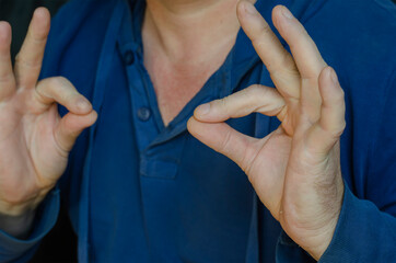 Harmony and concentration yoga concept. Man practicing yoga at home.