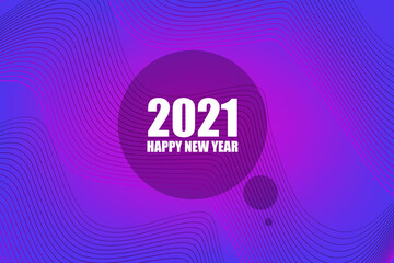 Obraz premium 2021 happy new year abstract background with grunge and spheres creative new design for banners, posters, background, fliers, calendar vector design illustration. 
