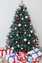 Christmas tree New Year holiday gifts decor