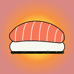 sushi, illustration, chinese food, food, snack, lunch, chinese style, cute, print, t shirt print, clothing print, japan, china, japanese food, asian, food, bread, isolated, bun, illustration
