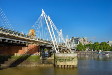 Golden Jubilee Bridge in London, England