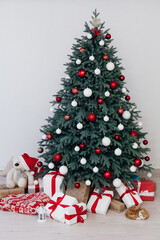Christmas tree New Year holiday gifts decor