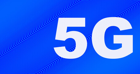 5G - modernes Netzwerk. Digital / Mobil