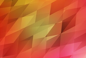 Light Red, Yellow vector texture in rectangular style.