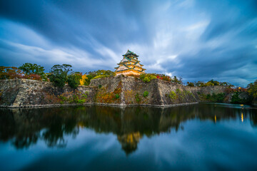 Fototapeta na wymiar Osaka Castle in Osaka, Japan