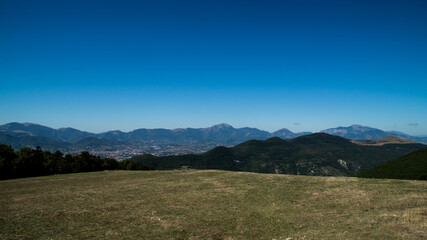 Fototapeta premium Panorama a Poggio San Romualdo Frazione di Fabriano nelle Marche