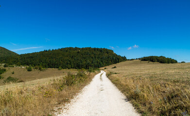 Panorama a Poggio San Romualdo Frazione di Fabriano nelle Marche