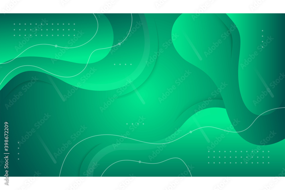 Poster abstract geometric background use modern paper style. line wave liquid, diagonal and circle pattern 