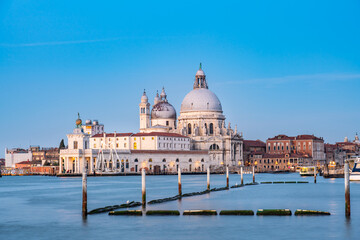 Fototapeta na wymiar Santa Maria della Salute cathedral in Venice