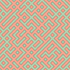 Abstract Geometric Pattern generative computational art illustration