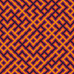 Abstract Geometric Pattern generative computational art illustration