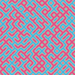 Abstract Geometric Pattern generative computational art illustration