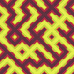 Abstract Geometric Pattern generative computational art illustration