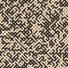 Abstract Geometric Pattern generative computational art illustration