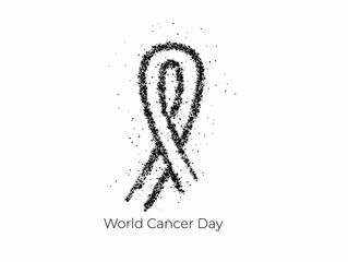 Awareness Ribbon. World Prostate Cancer Day concept. Vector Illustration.