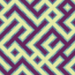 Abstract Geometric Pattern generative computational art illustration